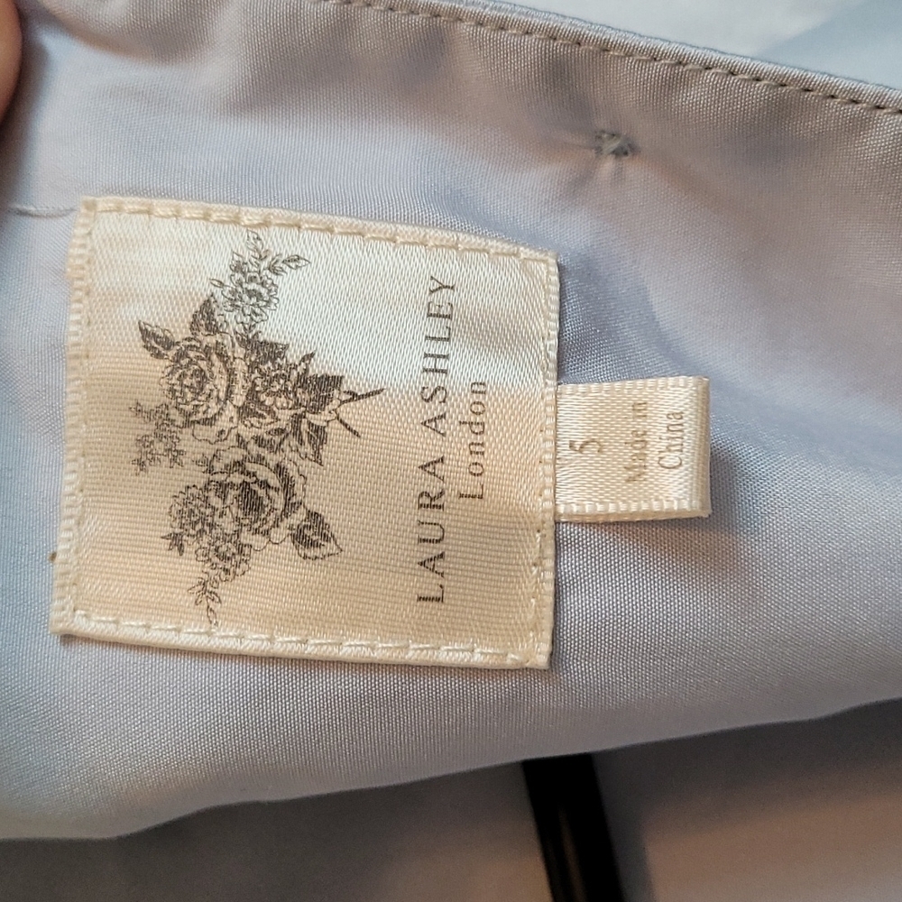 Laura Ashley Floral Embroidered Girls Dress - Picture 5 of 6
